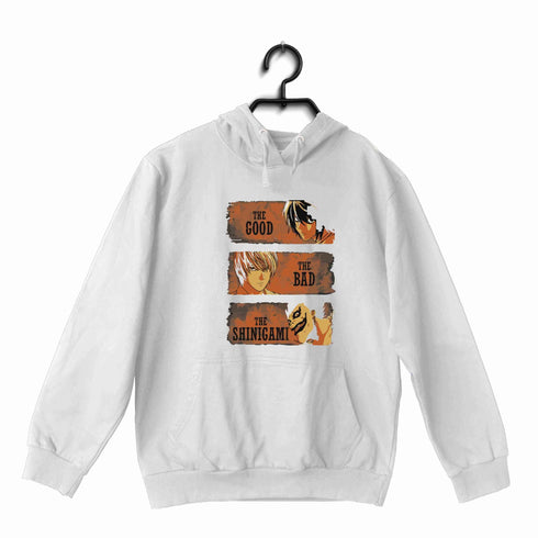 Comics Death Note THE GOOD THE BAD THE SHINIGAMI UNISEX HOODIE Sweatshirts
